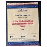 Carlos Correa 2024 Topps Event-Worn All Star Minnesota Twins Baseball Card No. ASR-CC