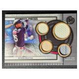 Byron Buxton 2023 Museum Collection Quadruple Game-Used Material Minnesota Twins Baseball Card /99 No. SPPPQR-BBU