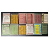 Johnny Bench 12 Card Vintage Baseball Lot