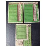 Billy Williams 3 Card Vintage Baseball Lot