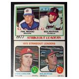 Nolan Ryan 2 Card Vintage Baseball Lot