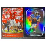 Matthew Stafford 2 Card Lot w/  Rookie Card