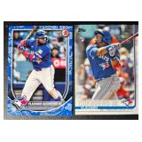 Vladimir Guerrero Jr. 2 Card Lot w/ RC and Numbered Baseball