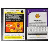 LeBron James 2 Card Basketball Lot