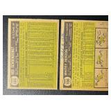 1961 Topps 2 Card Star Lot - Herzog, Schoendienst - Vintage Baseball