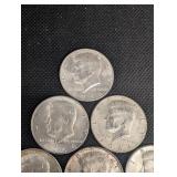 Kennedy Half Dollars 1964 - 10 Coins