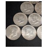 Kennedy Half Dollars 1964 (Lot of 10)