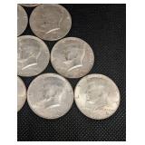 Kennedy Half Dollars 1964 (Lot of 10)
