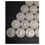 Washington Quarters (Lot of 15) - 1932-1964 Circulated