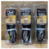 Deka Battery Cable Top Post Terminal 25in 4 gauge lot of 3