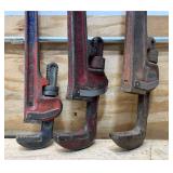 Rigid Pipe Wrenches lot of 3