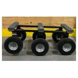 Klutch 1200-Lb. Capacity 6-Wheel All-Terrain Dolly Msrp $169.99