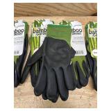 Bellingham Bamboo Gardener Unisex Palm-dipped Gardening Gloves Green Small (lot of 5)