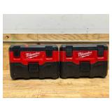 Milwaukee 2 gallon wet/dry vacuum (read description, lot of 2)