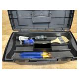 Tool box with arts and crafts supplies