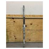 DuraVent DuraPlus Extended Roof Bracket Chimney Support Brace to Stabilize Pipe, 8-Inch Mounting Bracket with Adjustable Legs 67 to 114 Inches, Silver