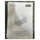 Ti Amo Mila 4-in-1 Convertible Baby Crib, Rustic Brown