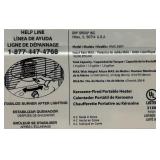 Dyna-Glo Indoor Kerosene Radiant Heater, 10,000 BTU, 500 Sq. Ft. Heating Capacity, Model# RMC-55R7 #52621 Msrp $169.99