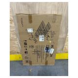 Klutch Wall-Mount Garage Storage Shelves, 7.9in.H x 36in.W x 24in.D, Black, 4-Pack