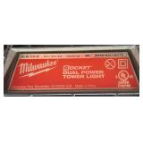Milwaukee Rocket Dual Power Tower Light lot of 2