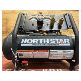 NorthStar Portable Quiet Electric Air Compressor, 1 HP, 2-Gallon, 2.4 CFM @ 90 PSI MSRP $260 (read description)