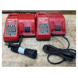 Milwaukee Charger NO 48-59-1812 lot of 2