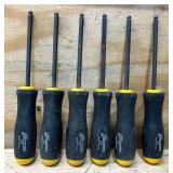 Bondhus 1/4  Ball End Hex Lot of 6