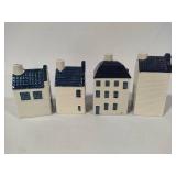 Blue Delft's Houses Exclusively Made for KLM by Bols Blue Delft's Houses Exclusively Made for KLM by Bols