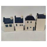 Blue Delft's Houses Exclusively Made for KLM by Bols Blue Delft's Houses Exclusively Made for KLM by Bols