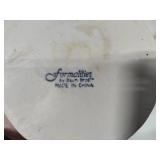 Formalities by Baum Brothers Decorative Blue & White Ceramic Bird Cage Formalities by Baum Brothers Decorative Blue & White Ceramic Bird Cage