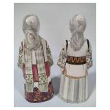 Hand Painted/Signed Greek Porcelain Dolls by Attikh Attica Hand Painted/Signed Greek Porcelain Dolls by Attikh Attica