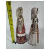 Hand Painted/Signed Greek Porcelain Dolls by Attikh Attica Hand Painted/Signed Greek Porcelain Dolls by Attikh Attica