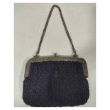 VIntage Crocheted Ladies Purse w/Sterling Silver Frame VIntage Crocheted Ladies Purse w/Sterling Silver Frame