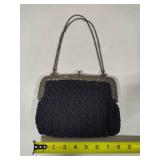 VIntage Crocheted Ladies Purse w/Sterling Silver Frame VIntage Crocheted Ladies Purse w/Sterling Silver Frame