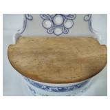 Villeroy & Boch Salt Hanger & Unmarked Flour Canister Villeroy & Boch Salt Hanger & Unmarked Flour Canister