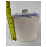 Villeroy & Boch Salt Hanger & Unmarked Flour Canister Villeroy & Boch Salt Hanger & Unmarked Flour Canister