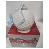 Lladro 2004, 2005 & 2006 Round Ball Christmas Ornaments w/Box Lladro 2004, 2005 & 2006 Round Ball Christmas Ornaments w/Box