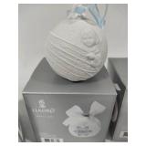 Lladro 2012, 2013 & 2014 Round Ball Christmas Ornaments w/Box Lladro 2012, 2013 & 2014 Round Ball Christmas Ornaments w/Box