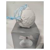 Lladro 2019, 2020 & 2021 Round Ball Christmas Ornaments w/Box Lladro 2019, 2020 & 2021 Round Ball Christmas Ornaments w/Box
