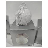 Lladro 2019, 2020 & 2021 Round Ball Christmas Ornaments w/Box Lladro 2019, 2020 & 2021 Round Ball Christmas Ornaments w/Box
