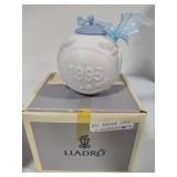 Lladro 1991, 1992 & 1993 Round Ball Christmas Ornaments w/Box Lladro 1991, 1992 & 1993 Round Ball Christmas Ornaments w/Box