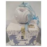 Lladro 1990, 1995 & 1996 Round Ball Christmas Ornaments w/Box Lladro 1990, 1995 & 1996 Round Ball Christmas Ornaments w/Box