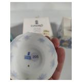 Lladro 1990, 1995 & 1996 Round Ball Christmas Ornaments w/Box Lladro 1990, 1995 & 1996 Round Ball Christmas Ornaments w/Box