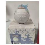 Lladro 1997, 1998 & 1999 Round Ball Christmas Ornaments w/Box Lladro 1997, 1998 & 1999 Round Ball Christmas Ornaments w/Box