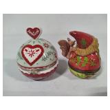 Villeroy & Boch Hinged Trinket Boxes Villeroy & Boch Hinged Trinket Boxes