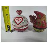 Villeroy & Boch Hinged Trinket Boxes Villeroy & Boch Hinged Trinket Boxes