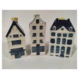 Blue Delft's Houses Exclusively Made for KLM by Bols Blue Delft's Houses Exclusively Made for KLM by Bols