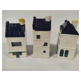 Blue Delft's Houses Exclusively Made for KLM by Bols Blue Delft's Houses Exclusively Made for KLM by Bols