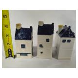Blue Delft's Houses Exclusively Made for KLM by Bols Blue Delft's Houses Exclusively Made for KLM by Bols