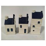 Blue Delft's Houses Exclusively Made for KLM by Bols Blue Delft's Houses Exclusively Made for KLM by Bols